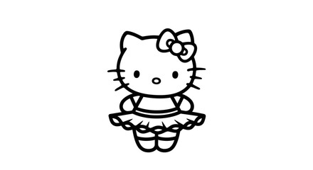 Naklejka na meble hello kity