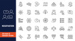 © ARIF MIFTAHUL ANWAR - Negotiation  icon set. Outline icon with Editable stroke. Vector illustration