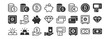 © gerik_a - Finance and banking icons set, money payment currency investment savings cash credit bitcoin symbols on transparent background