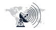 © Nak - Global Connectivity: A sleek satellite dish sends and receives signals, its curved surface focused on the world, symbolizing seamless communication across borders.