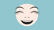 © darmaji - Cartoon Face with Happy Expression.