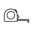 © いらもり - 線画アイコン | DIYや建設現場で長さを測定する巻尺とコンベックスのイラスト