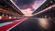 © Longo - Empty Racing Track at Sunset