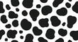 © Vira - Black and White Cow Pattern Abstract Background.