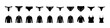 © MST - Black lingerie and bra flat design collection - Minimalist flat design collection of black bras and lingerie in a clean, stylized format. Perfect for fashion, e-commerce, and editorial use.