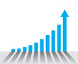 © Alex - Business success graph with arrow pointing up