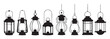 © onhg - frontier lighting kerosene lantern illustration