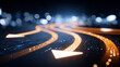 © Rosi - Glowing directional arrows on a digital surface symbolizing data routing choices, workflow strategy, and technology driven decision paths.
