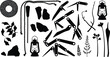 © logodesign11 - Set of 20 camping tools and equipment icons vector