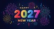 © CrazyJuke - New Year 2027 Celebration: Fireworks light up the night sky, heralding the arrival of a New Year, with vibrant colors and joyful celebrations.