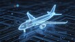 © Garrett - Digital airplane on circuit board