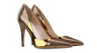 © Abc4 - Gold Glitter and Metallic Stiletto Heels