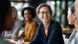 © Kateryna - Casual business conversation concept showing faceless group of multiethnic teamwork colleagues having positive discussion with happiness calm and joyful together in modern office