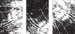 © miloje - Glitch distorted grungy isolated layers . Design element for brochure, social media, posters, flyers. Overlay texture.Textured banner with Distress effect .Vector halftone dots . Screen print texture