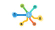 © Gany - Brain Infographic: E-Learning, Skill Development, Knowledge Management, and Professional Education Connection Network Diagram