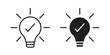 © Warpiya - idea icon set. Linear style. Vector icons