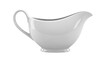 © Ahmad - White Porcelain Gravy Boat with Handle and Spout