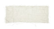 © shuphanida - Blank rectangular white linen fabric swatch on transparent background
