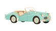 © Asholole - Retro Convertible Car Illustration, Vintage Automobile, Classic Design