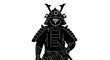 © Mubashir - Modern samurai warrior with Wi-Fi symbol on helmet, symbolizing digital strength and connectivity.