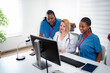 © Jelena - Medical team collaborating on computer in healthcare setting