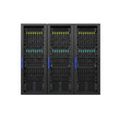 © Hazrat - A large server with multiple rows of disk drives and lights isolated on transparent background
