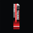 © kumaha - training sport 36 strip simple vintage fashion
