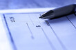 © Lane Erickson - Pen Writing Check for Payment Cheque