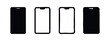 © liubomir118809 - Hand-drawn Smartphone Icons Set with Varied Notches, Doodle Mobile Phone Outline and Silhouette Vector Collection