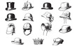 © Dotters - Vintage Hats Collection Engraving