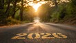 © arsya - Road to 2026 future year on paved path