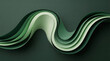© InoStudiox - Forme abstraite verte fluide, design moderne organique.