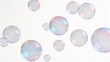 © 大 熊 - Floating soap bubbles with iridescent colors