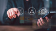 © chaylek - Project manager reviewing digital workflow dashboard with task checklist, team collaboration structure, and performance target tracking, emphasizing strategic execution and measurable business results