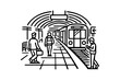 © Ghaghah24 - Perspective View of Subway Tunnel with Train and Passengers