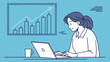 © Rahim - Business intelligence workflow showing performance analysis for sustainable corporate growth.