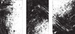 © miloje - Glitch distorted grungy isolated layers . Design element for brochure, social media, posters, flyers. Overlay texture.Textured banner with Distress effect .Vector halftone dots . Screen print texture