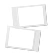 © kite_rin - Vintage Polaroid, instant photo frame isolated in transparent PNG, polaroids frames mini - isolated design element.