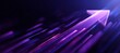 © Hero Design - Arrow growth up concept on purple color theme. Generative AI technology.