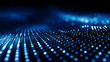 © 翦 王 - Blue light dot wave pattern