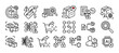 © Vladislav - Comprehensive set of e-commerce and AI-related line icons depicts various concepts like delivery, returns, security, data analysis, and fraud detection in a modern, minimalist style