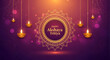 © Sitaram - Akshaya Tritiya vector hindu festival greeting with mandala diya light and golden decorative background for prosperity wealth tradition culture celebration