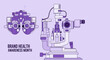 © ERMA - Eye Examination Tools Depicted for Brand Health Awareness Campaign Illustration