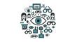 © Salma - Illustration Showcasing The World Of Vision Care And Ophthalmology, Health Focus Concept