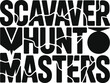 © fay009 - Scavenger hunt masters text typography distressed design graphic art