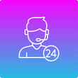 © Muhammad  - 24 hours support Icon