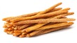 © wikkie - Pile of sesame breadsticks isolated