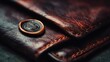 © Sylvia - Vintage leather diplomatic pouch with official wax seal, rich texture close-up. lifestyle magazines, social media lookbooks, designed for lifestyle magazines and social media content.