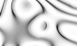© kastanka - Wave of flowing vanishing particles vector abstract background, curvy lines dots in motion relaxing illustration, smoke like image. Overlay background