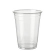 © BTG - Empty clear disposable plastic cup for cold drinks